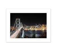 San Francisco Oakland Bay Bridge Canvas Wall Art Print