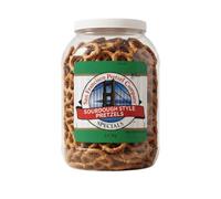 San Francisco Pretzel Company Sourdough Style Pretzels 1.474kg Large Sharing Tub | Crunchy Baked Salted Pretzel Snacks | Party Snacks, Lunchbox Treats & Everyday Snacking
