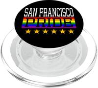 San Francisco Pride Gay Lesbian Queer LGBT Rainbow Flag PopSockets PopGrip for MagSafe