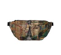 san Francisco Printed Fanny Pack Waist Bag for Men Women, Adjustable Bumbags Hip Bum Bag Travel Crossbody Bags Sports Running Hiking Belt Bag