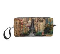 san Francisco Prints Cosmetic Bag Makeup Bags for Women Travel Toiletry Bag Accessories Organizer with Handle, Zipper Closure