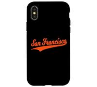 SAN FRANCISCO SF VARSITY SCRIPT VINTAGE SPORTS JERSEY STYLE Case for iPhone X/XS