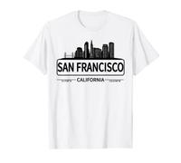 San Francisco Skyline, Travel to San Francisco Love T-Shirt