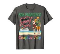 San Francisco Straight Trippin 2026 Couples Trip The Beach T-Shirt
