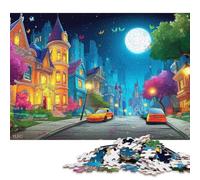 San Francisco Street Wooden Jigsaw Puzzle 1000 Piece for Adults Fun Education Game Stress Relief Toy Intellectual Game Home Decoration Challenge Educational 1000pcs (75x50cm)