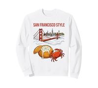 San Francisco Style Sourdough Bowl & Bridge Graphic Sweatshirt