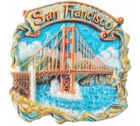 San Francisco USA Tourist Souvenirs 3D Fridge Magnet Home Kitchen Refrigerator Decoration Magnet Keepsake Craft