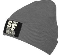 San Francisco Vintage Stamp Print Beanie Caps Universal Winter Hats Classic Ski Hat for Outdoor Men Hiking