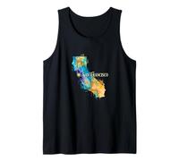 San Francisco Watercolor State Map Art Tank Top