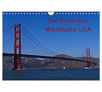 San Francisco West Coast USA UK-Version (Wall Calendar 2026 DIN A4 Landscape), CALVENDO 12 Month Wall Calendar