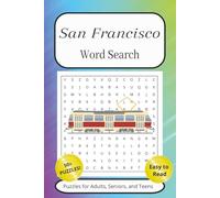 San Francisco Word Search Puzzle Book: Word Searches with Easy to Read Print about San Francisco, Software, California, and More | 6x9 inches, 110 ... for Vacations, Holidays, and Free Time