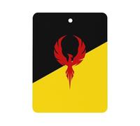 San Francisco's Flag 1Pcs Car Air Freshener Automotive Aromatherapy Tablets Hanging Scented Cards for Room Bathroom Square