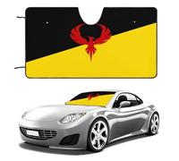 San Francisco's Flag Front Window Sunshades Foldable Cover for Automotive Car Windproof Windscreen Protection 51"x28"