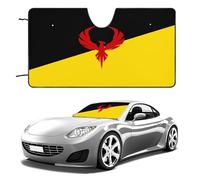San Francisco's Flag Front Window Sunshades Foldable Cover for Automotive Car Windproof Windscreen Protection 55"x30"