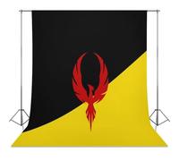 San Francisco's Flag Photo Studio Backgrounds Black Photography Backdrop for Portrait Video Shooting Live 56"x98"