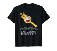 San Gennaro Neapolitan Prayer Value Graphic T-Shirt, Men, Black, S
