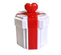 San Gift Boxes | Small and Reusable Decorations | Decorative Christmas Boxes with Lids - for Sweets Chocolate Jewellery Rings Earrings Birthday Wedding Proposal Party Women Ba