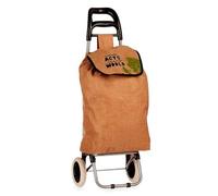 San Ignacio Kinvara Collection Small Shopping Trolley, Brown, 33 litros
