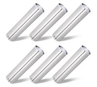 San Jamar Large Pull-Type Water Cup Dispenser, Cone and Flat Cup Size, 350 mL-710 mL, 82-98 mm Rim Diameter, Stainless Steel (Pack of 6)