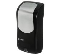 San Jamar SHF970BKSS Summit Rely Black Hybrid Automatic Foam Hand Soap and Sanitiser Dispenser - 5 1/2" x 4" x 12"