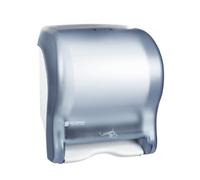 San Jamar T8000 Tear-N-Dry Essence Towel Dispenser, Fits 8" Wide Roll, 11-3/4" Width x 14-7/16" Height x 9-1/8" Depth, Arctic Blue