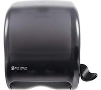 San Jamar T950TBK Element Lever Roll Towel Dispenser, Classic, Transparent Black Pearl