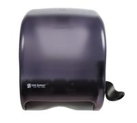 San Jamar T950TBK Element Lever Roll Towel Dispenser, Classic, Transparent Black Pearl