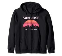 San Jose California 408 Nor Cal Palm Bay Area Tech Silicon Zip Hoodie