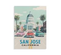 San Jose California，Jigsaw Puzzle 1000 Piece Game Artwork Travel Souvenir（50x70cm）-HL7