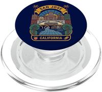 San Jose California USA Born Bred Raised PopSockets PopGrip for MagSafe