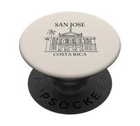 San Jose de Costa Rica Minimalist City Travel Souvenir PopSockets Adhesive PopGrip