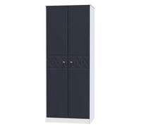 Ready Assembled 2 U Memphis 2 Door Robe (Ready Assembled) in Dark Blue | Size: Large Ready Assembled 2 U Dark Blue Large