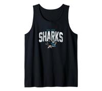 San Jose Sharks Vintage Logo NHL Hockey Tank Top