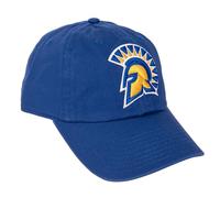 San Jose State University Baseball Hat SJSU Spartans Brimmed Embroirderd Hats Cap Adjustable Cloth Strap Adult (Style A) Blue, Blue, One size