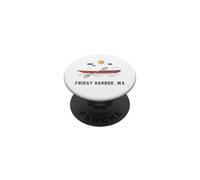 San Juan Island Harbor Washington Kayak Paddling PopSockets Adhesive PopGrip