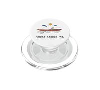 San Juan Island Harbor Washington Kayak Paddling PopSockets PopGrip for MagSafe