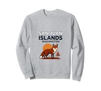 San Juan Islands Washington Sunset Sailboat Sweatshirt