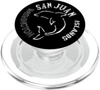 San Juan Islands Washington, WA Dolphins, Beach, Aquatic PopSockets PopGrip for MagSafe