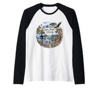 San Juan Islands, Washington, WA, USA Raglan Baseball Tee