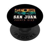 San Juan Puerto Rico Caribbean Beach Ocean View PopSockets Adhesive PopGrip