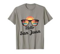 San Juan Puerto Rico Hello Travel Vacation T-Shirt