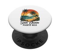 San Juan Puerto Rico Island Vacation PopSockets Adhesive PopGrip