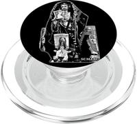 San Judas Tadeo - Jesus Malverde, Black and White PopSockets PopGrip for MagSafe