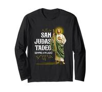 San Judas Tadeo Siempre A Mi Lado Faith Christ Religious Long Sleeve T-Shirt