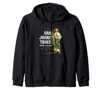San Judas Tadeo Siempre A Mi Lado Faith Christ Religious Zip Hoodie