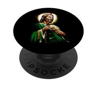 San Judas Tadeo Siempre A Mi Lado Spanish Jesus PopSockets Adhesive PopGrip