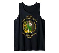 San Judas Tadeo Siempre A Mi Lado Spanish Jesus Tank Top