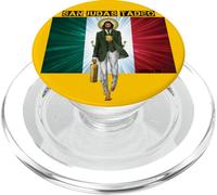 San Judas Tadeo - St. Jude Art Devocion Mexican Flag PopSockets PopGrip for MagSafe