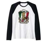 San Judas Tadeo - St. Jude Art Devocion Mexican Flag Raglan Baseball Tee
