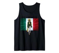 San Judas Tadeo - St. Jude Art Devocion Mexican Flag Tank Top